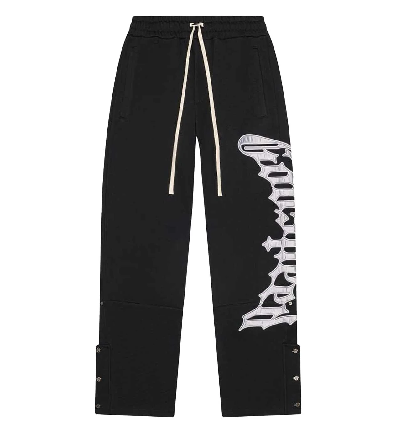 Godspeed OG Logo Sweatsuit V2 Black/Silver Satin - Image 3