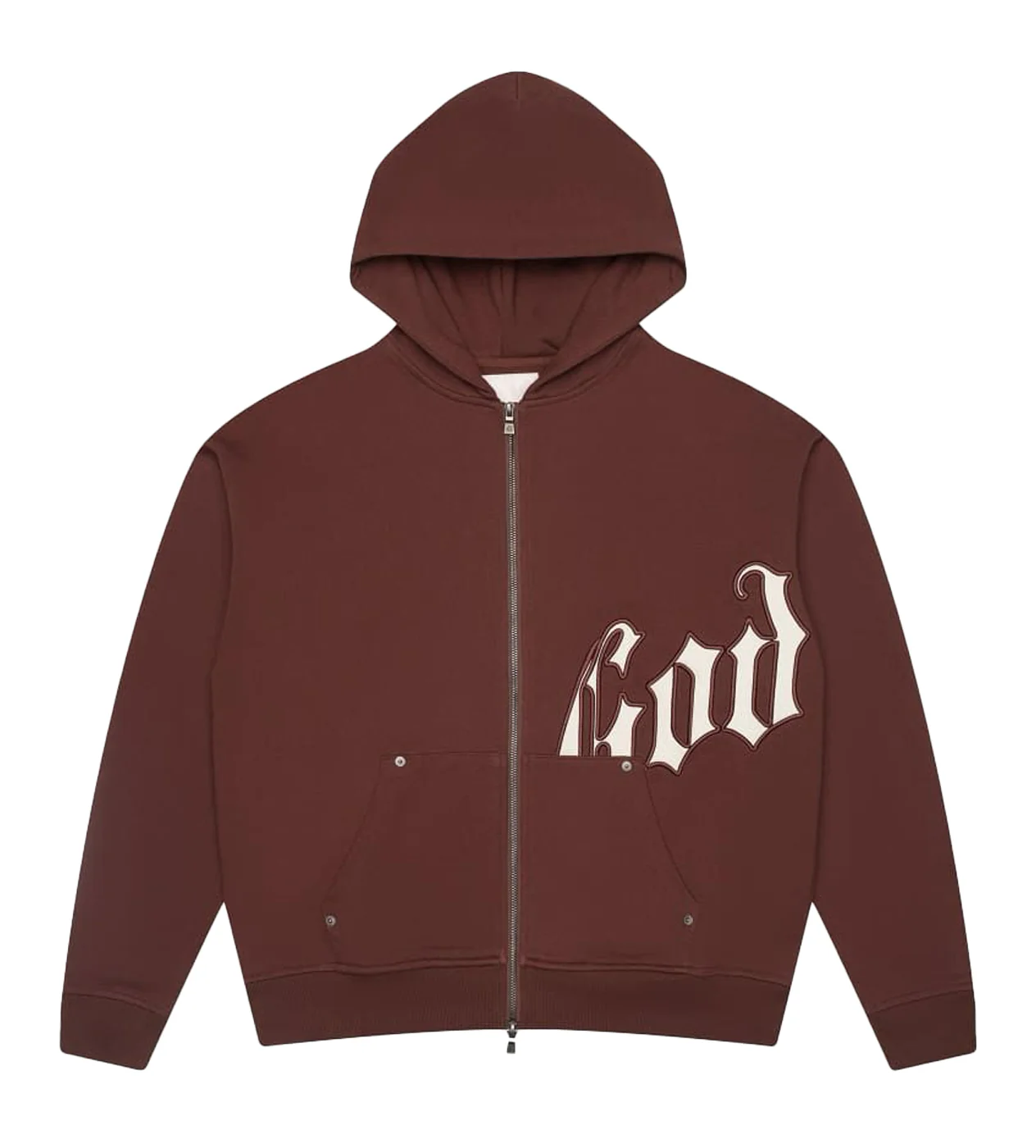 Godspeed OG Logo Sweatsuit V2 Brown/White - Image 2