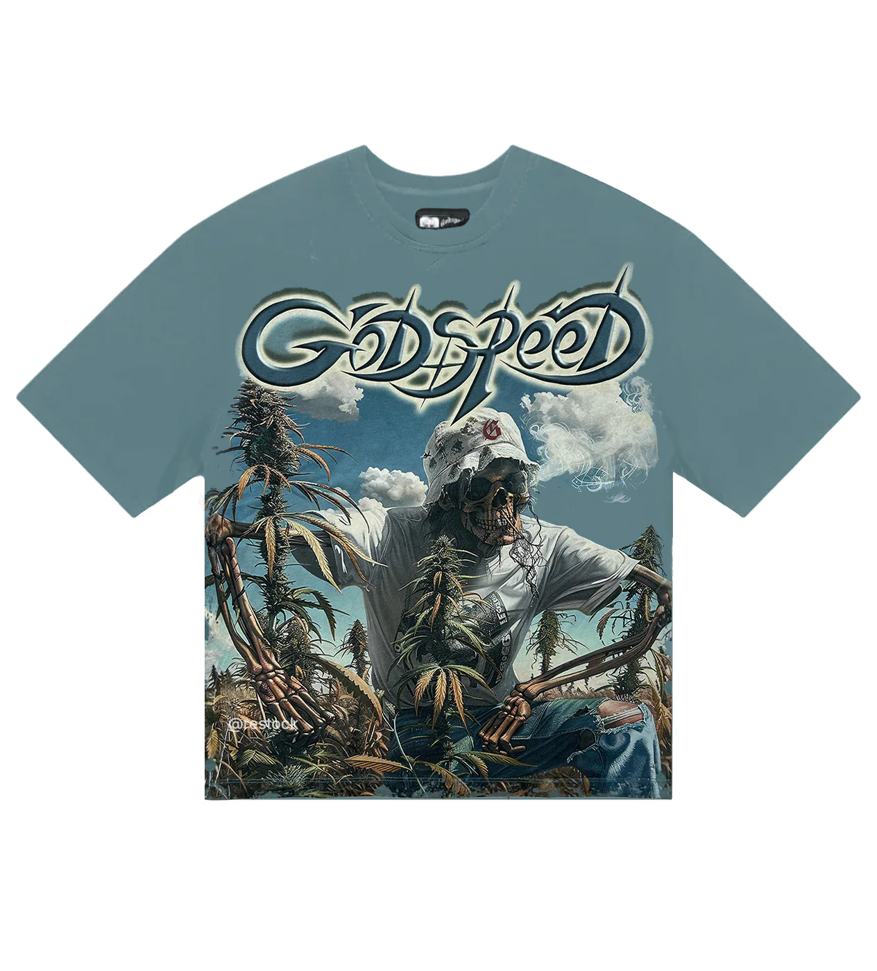 Godspeed Outdoor Blue Sky Tee Green