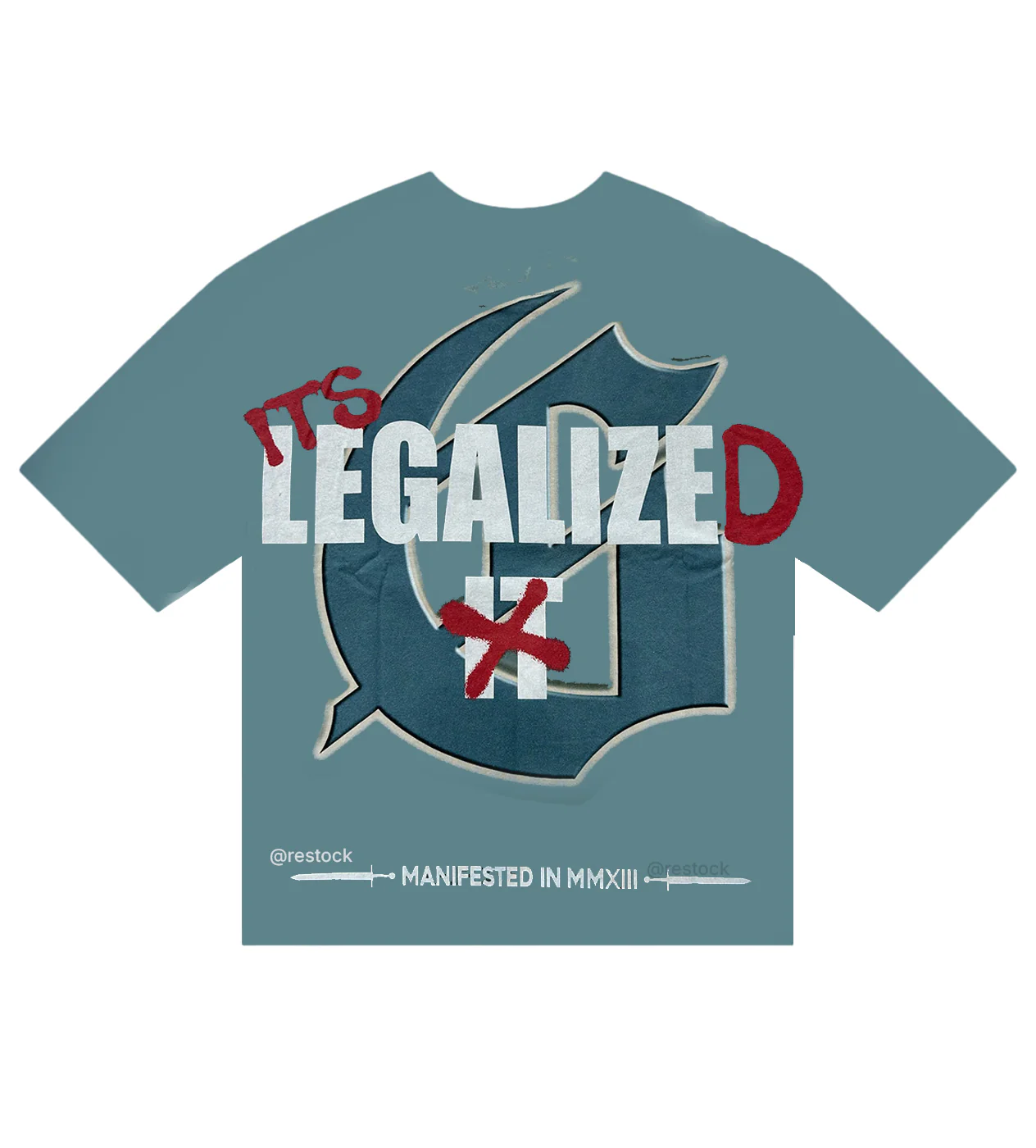 Godspeed Outdoor Blue Sky Tee Green - Image 2