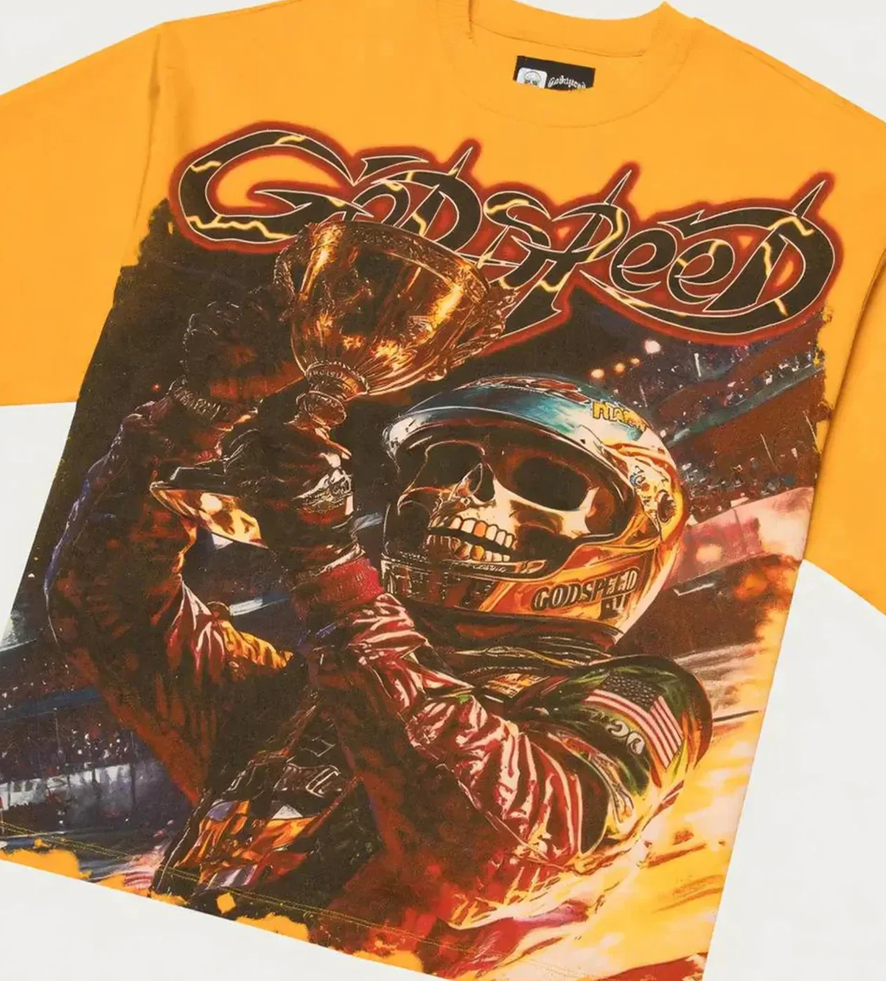 Godspeed Podium Dreams Tee Yellow - Image 3