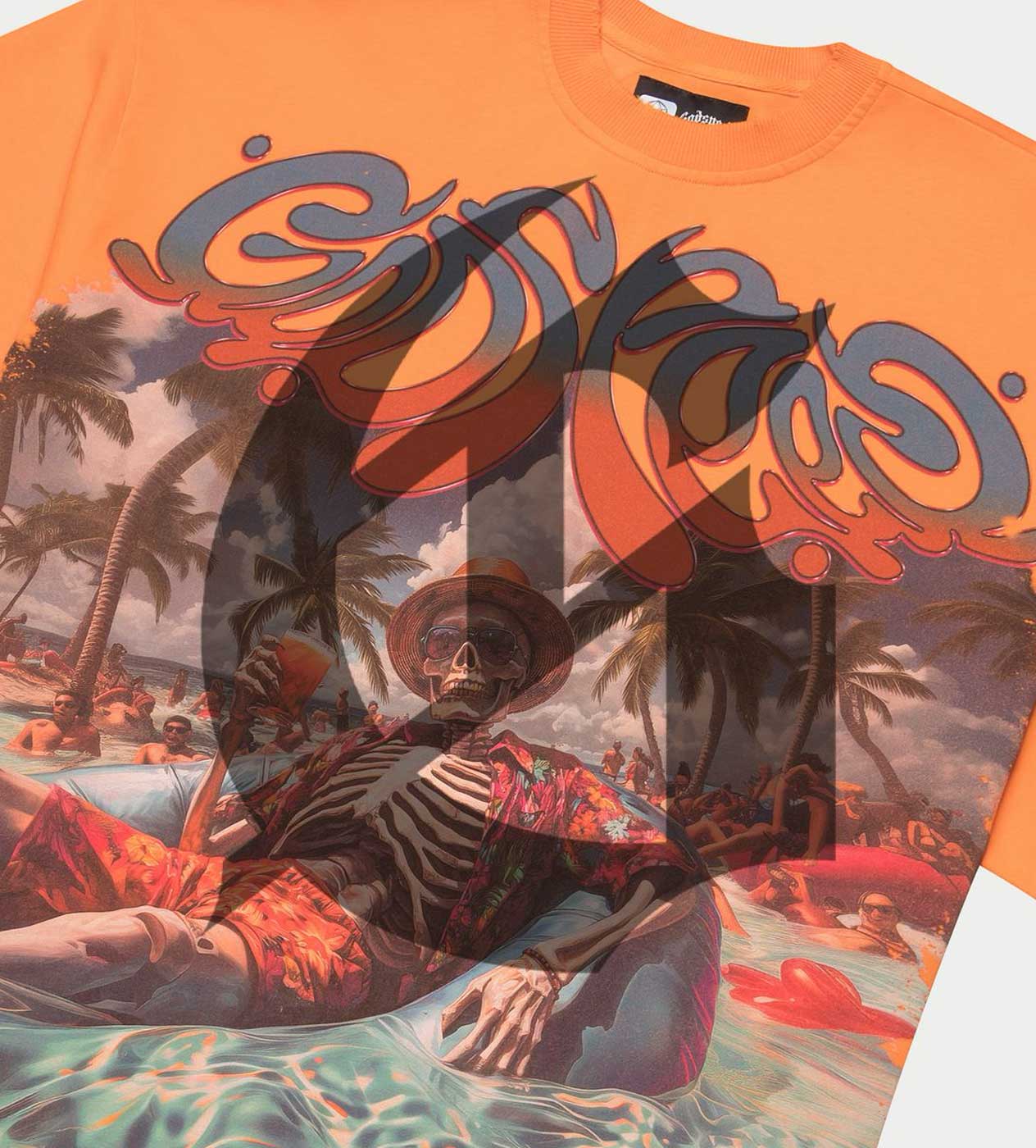 Godspeed Pool Party Tee Tangerine - Image 3