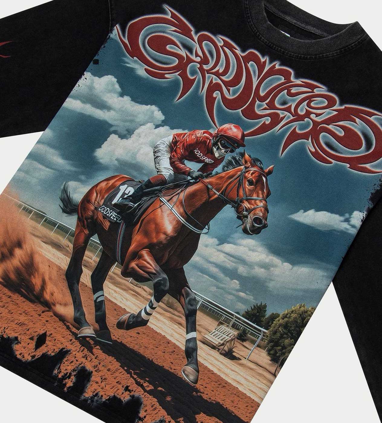 Godspeed Thorough L/S Tee Black Wash - Image 3