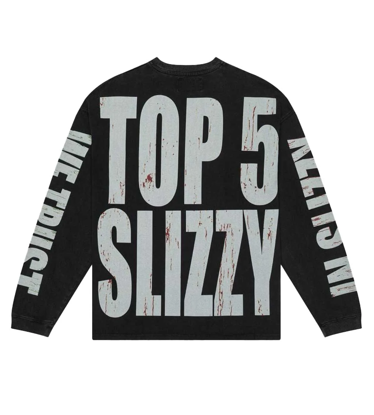 Godspeed Top 5 Slizzy L/S Tee Black Wash - Image 2