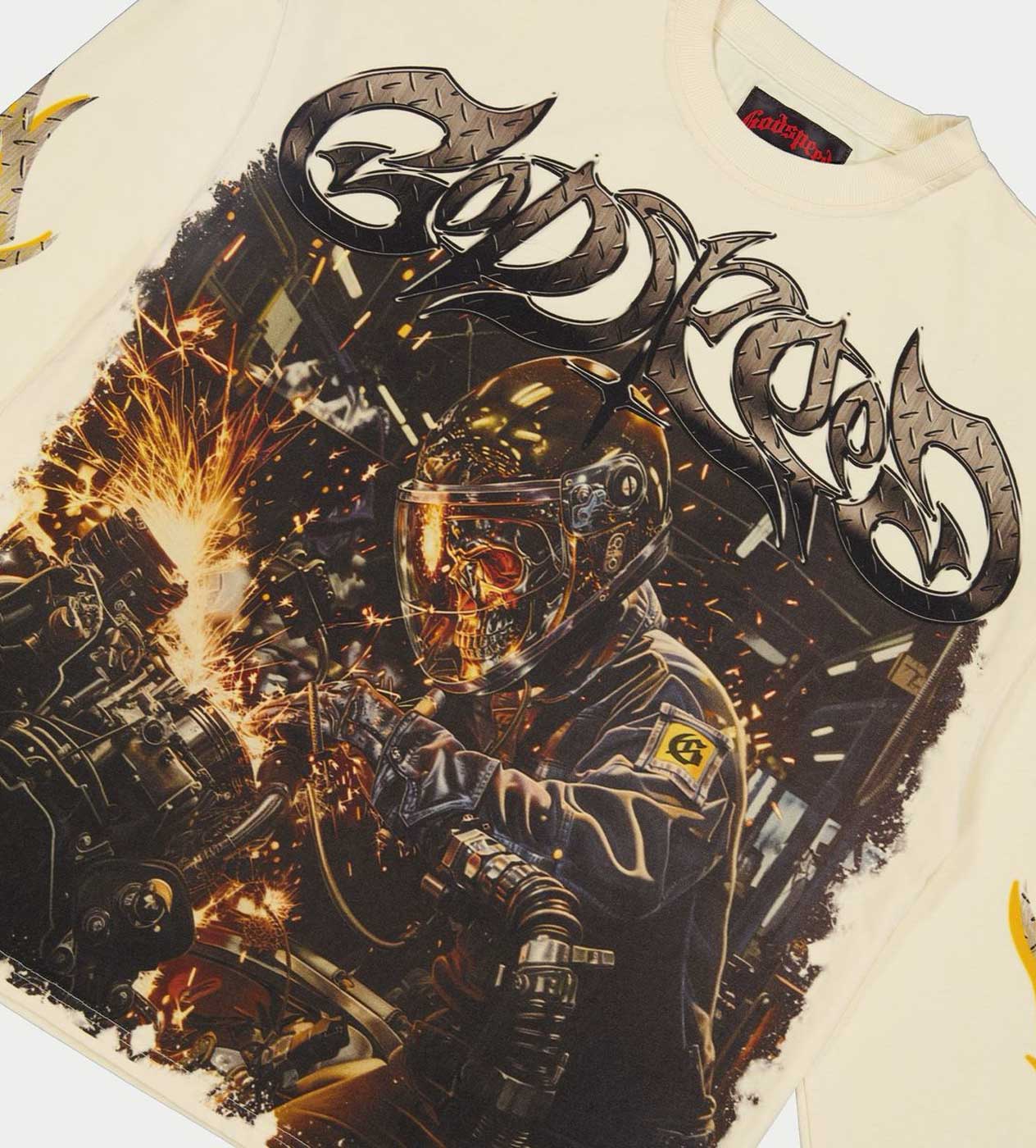 Godspeed Under Construction L/S Tee Bone - Image 3