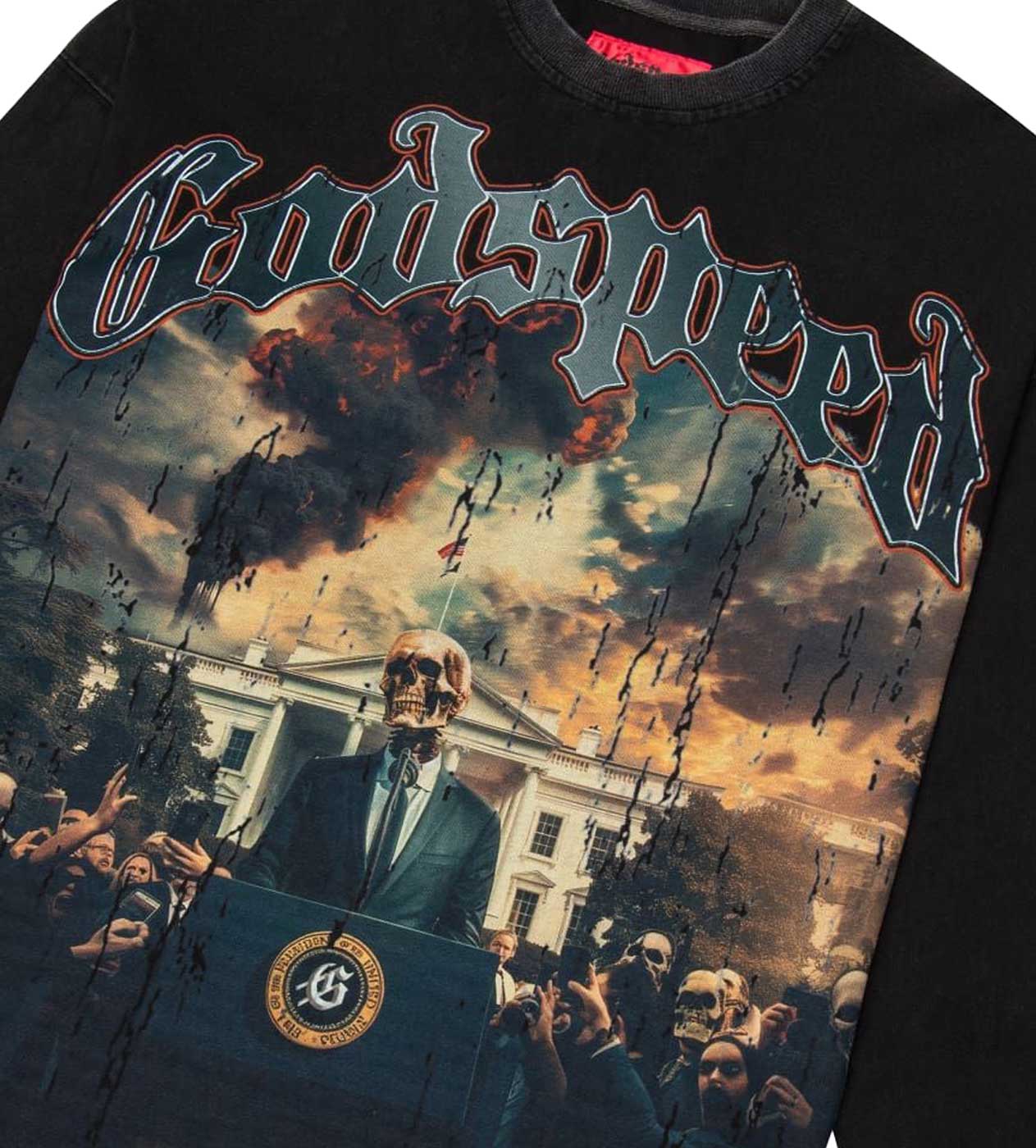 Godspeed V.O.D 2024 L/S Tee Black Wash - Image 3
