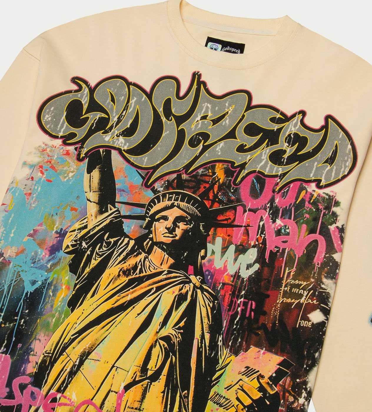 Godspeed Vandal L/S Tee Bone - Image 3