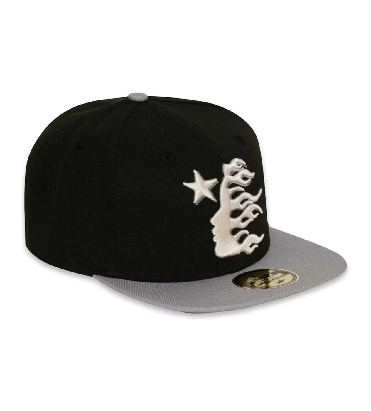 Hellstar Baseball Hat Fitted Black/Grey - Image 2