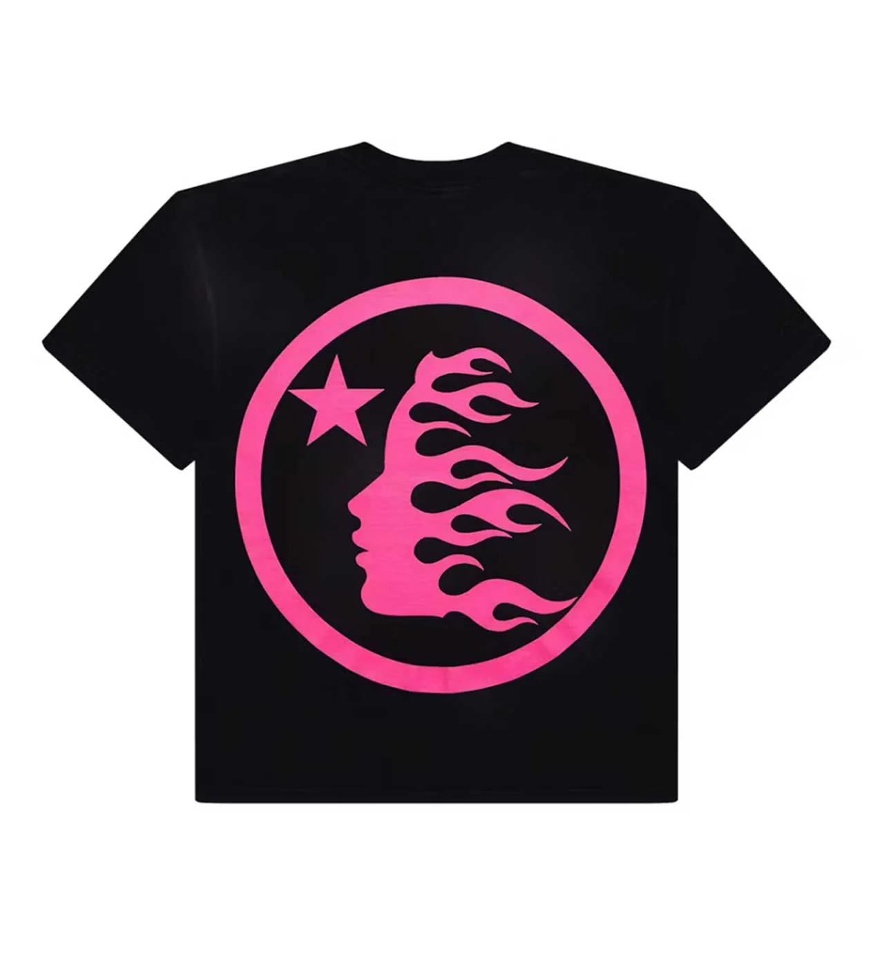 Hellstar Classic Logo Gel Tee Black/Pink - Image 2