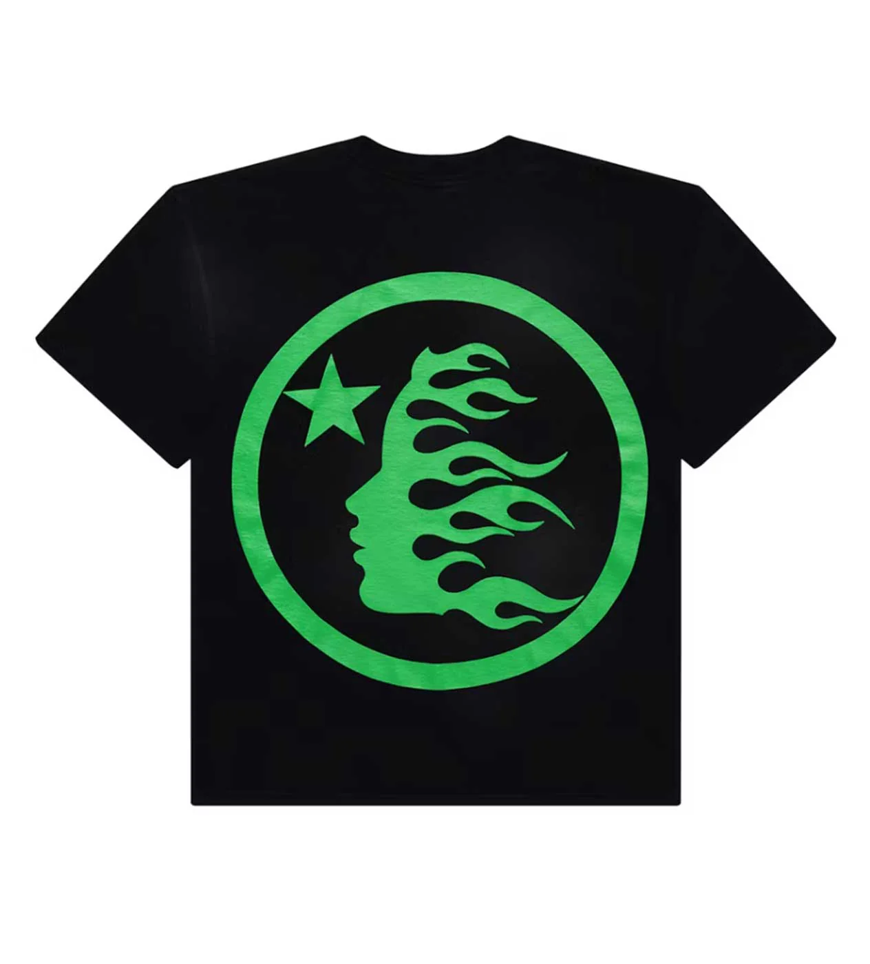 Hellstar Classic Regular Print Tee Black/Green - Image 2