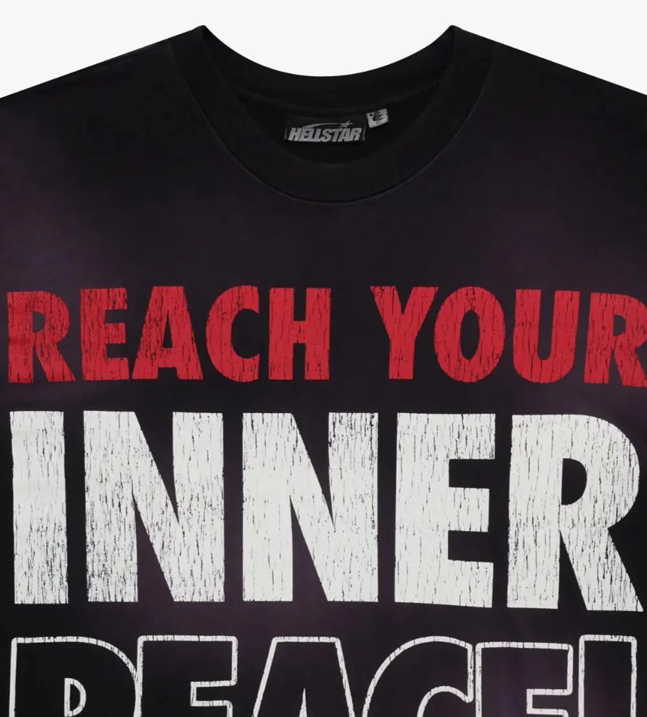 Hellstar Inner Peace Tee Black/Red - Image 3