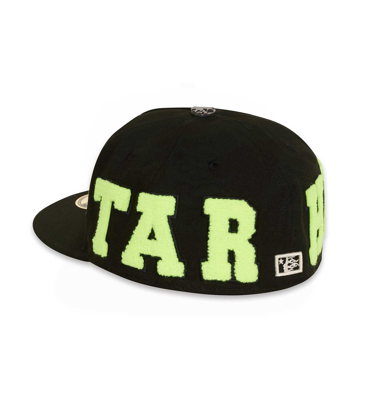 Hellstar OG Patch Fitted Trucker Hat Black/Green - Image 3
