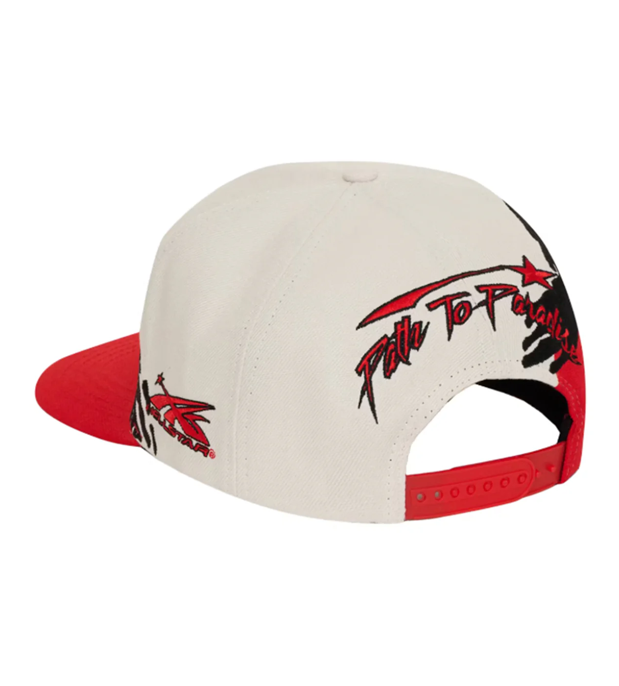 Hellstar Paintbrush Snapback Red/Black - Image 2