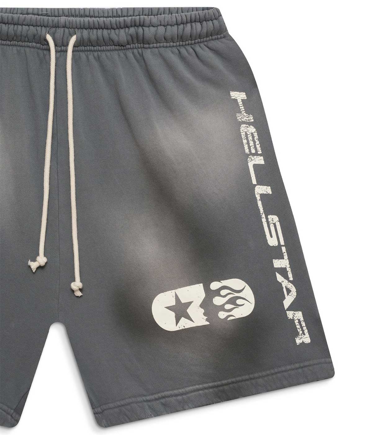 Hellstar Studios Grey Sweat Shorts - Image 3