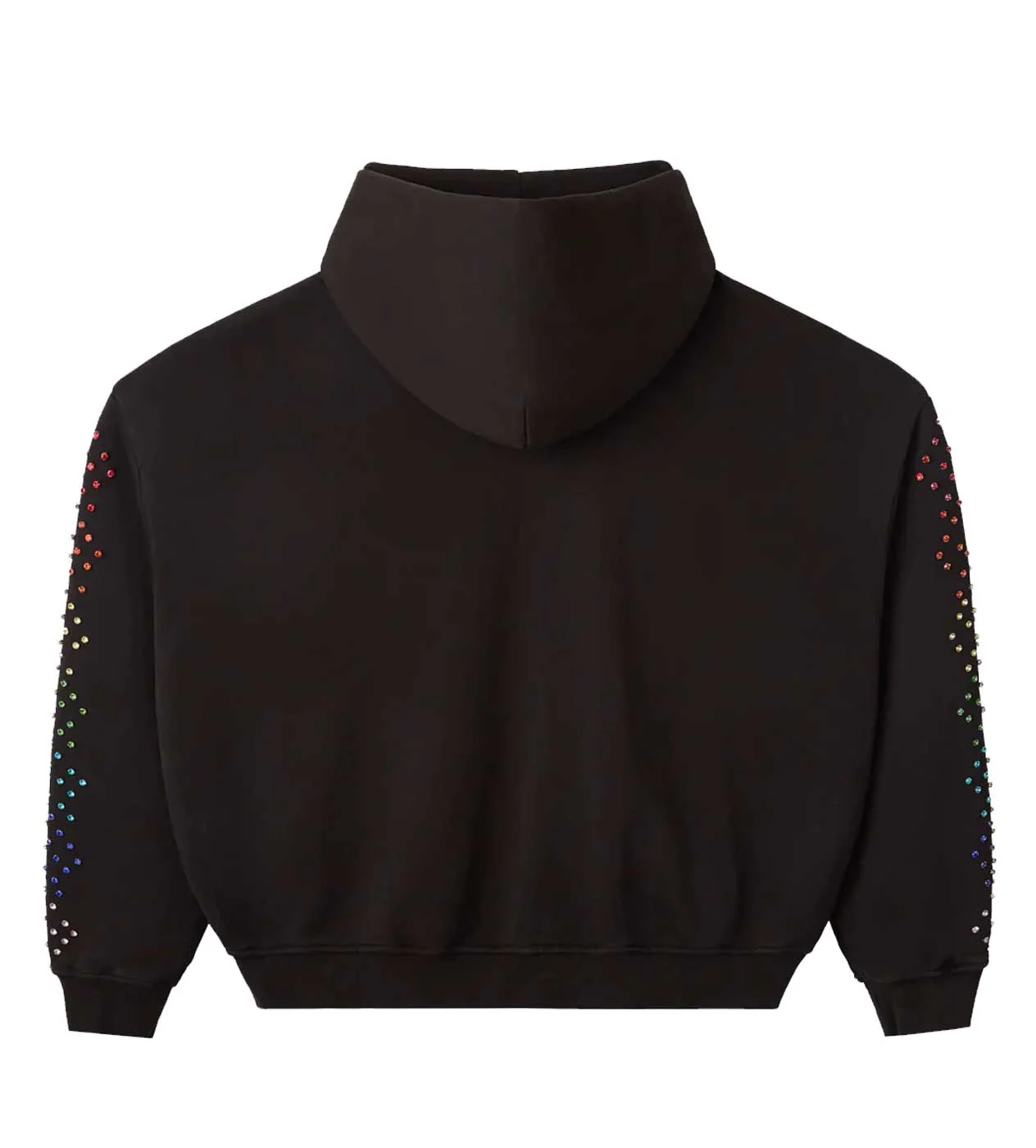 HMDD Crystal Zip Up Hoodie Black - Image 2