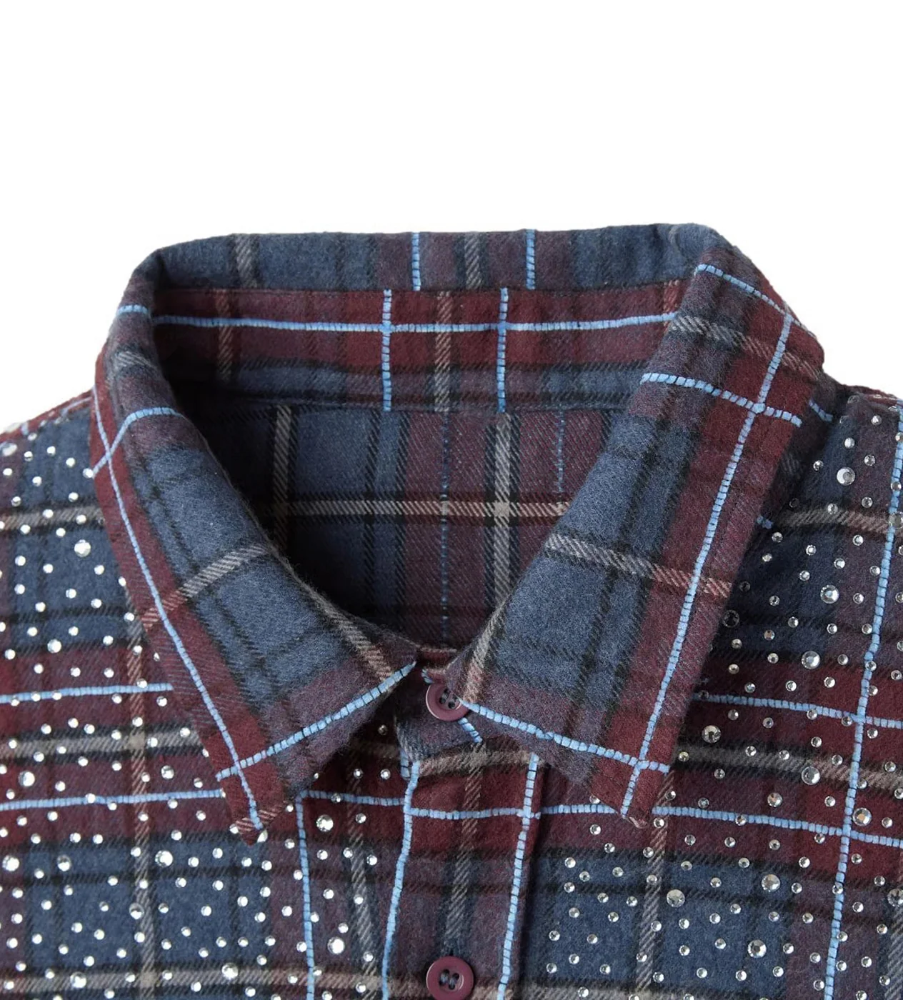 HMDD Disco Flannel Navy/Red - Image 3