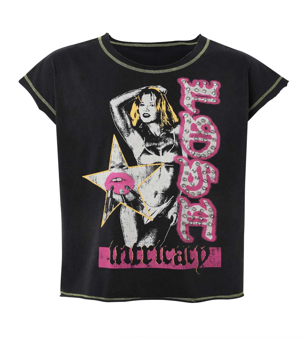 Lost Intricacy Double Fantasy 2-in-1 Tee Black - Image 5