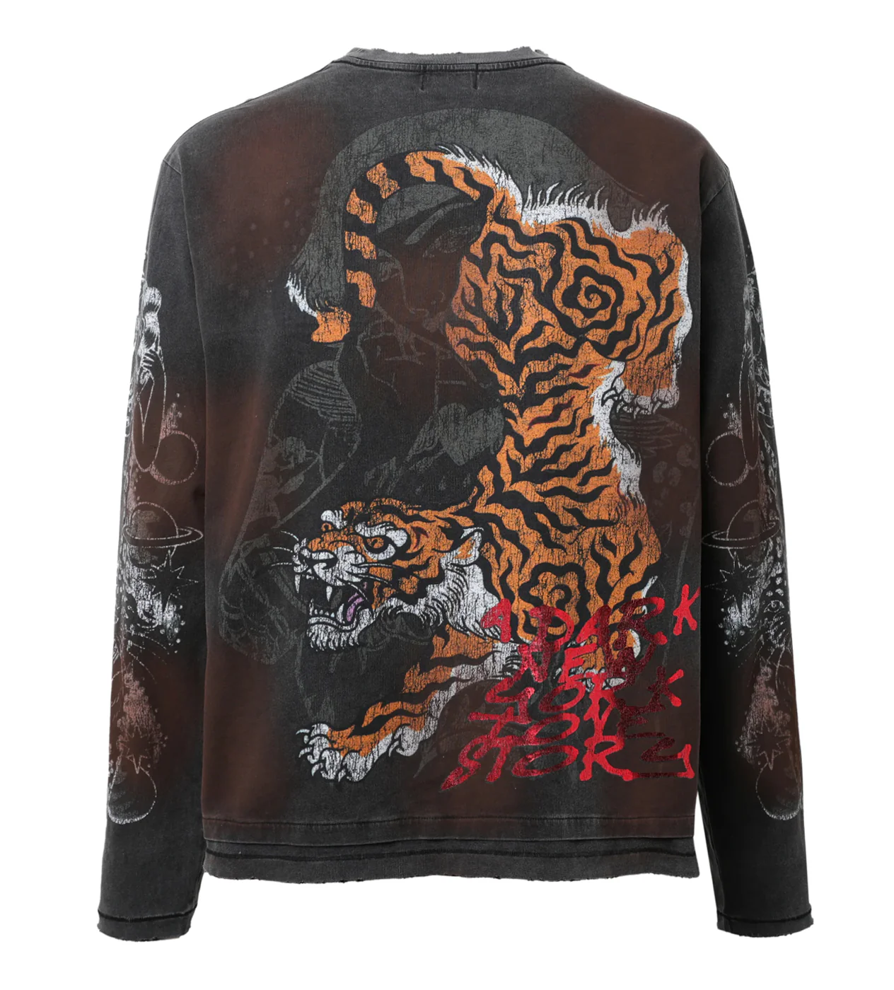 Lost Intricacy Twin Tiger L/S Tee Black - Image 2