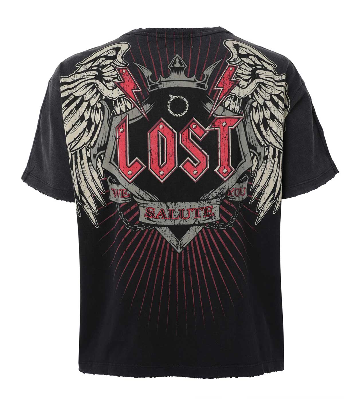 Lost Intricacy Winged Outlaw Tee Black - Image 2