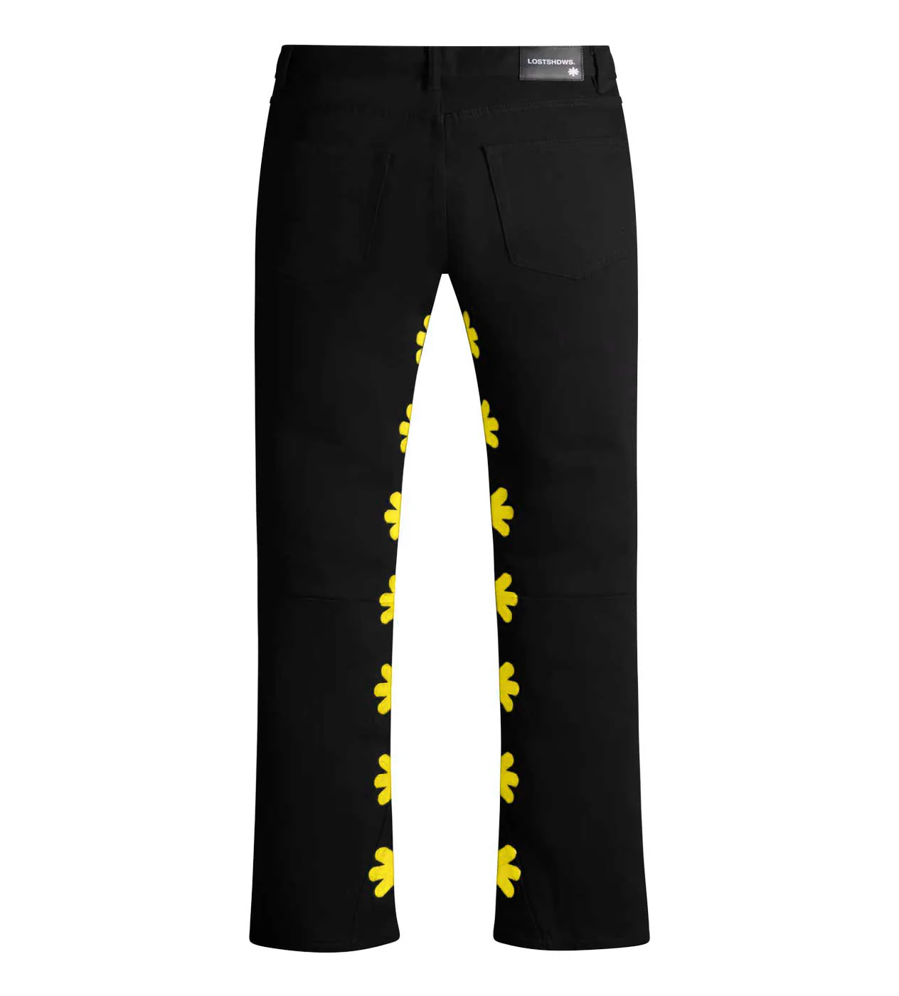 Lost Shdws Denim Pant Black/Yellow - Image 2