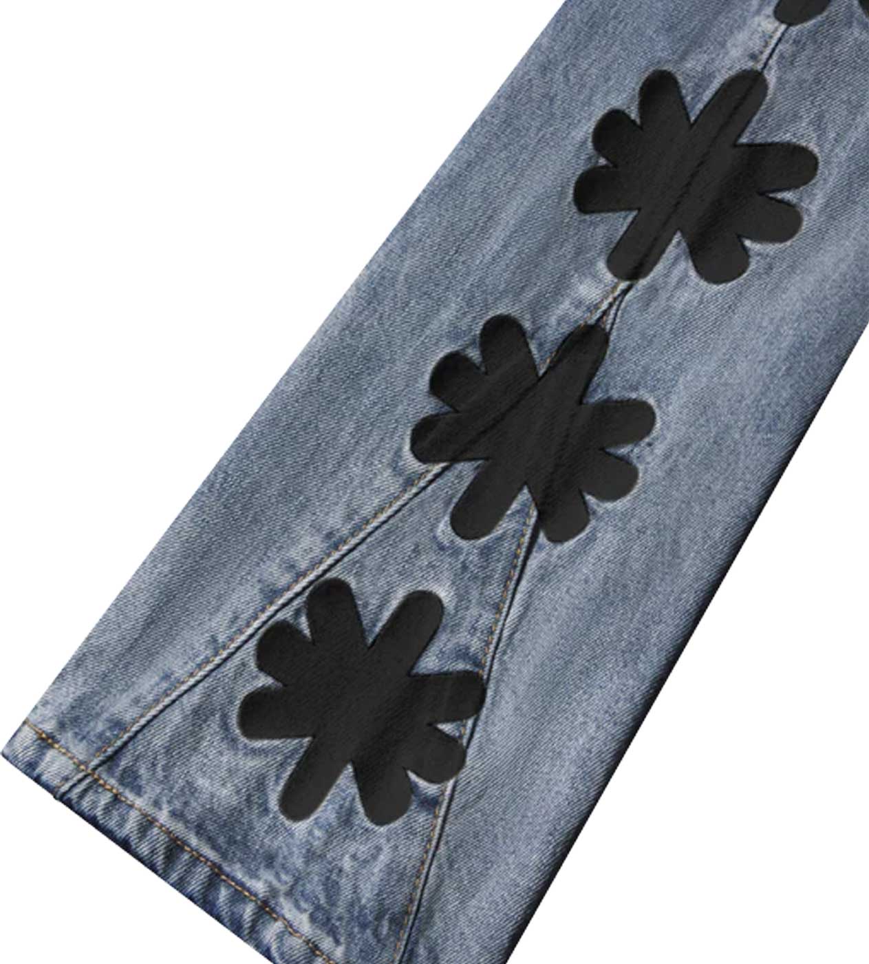 Lost Shdws Denim Pant Blue/Black - Image 3