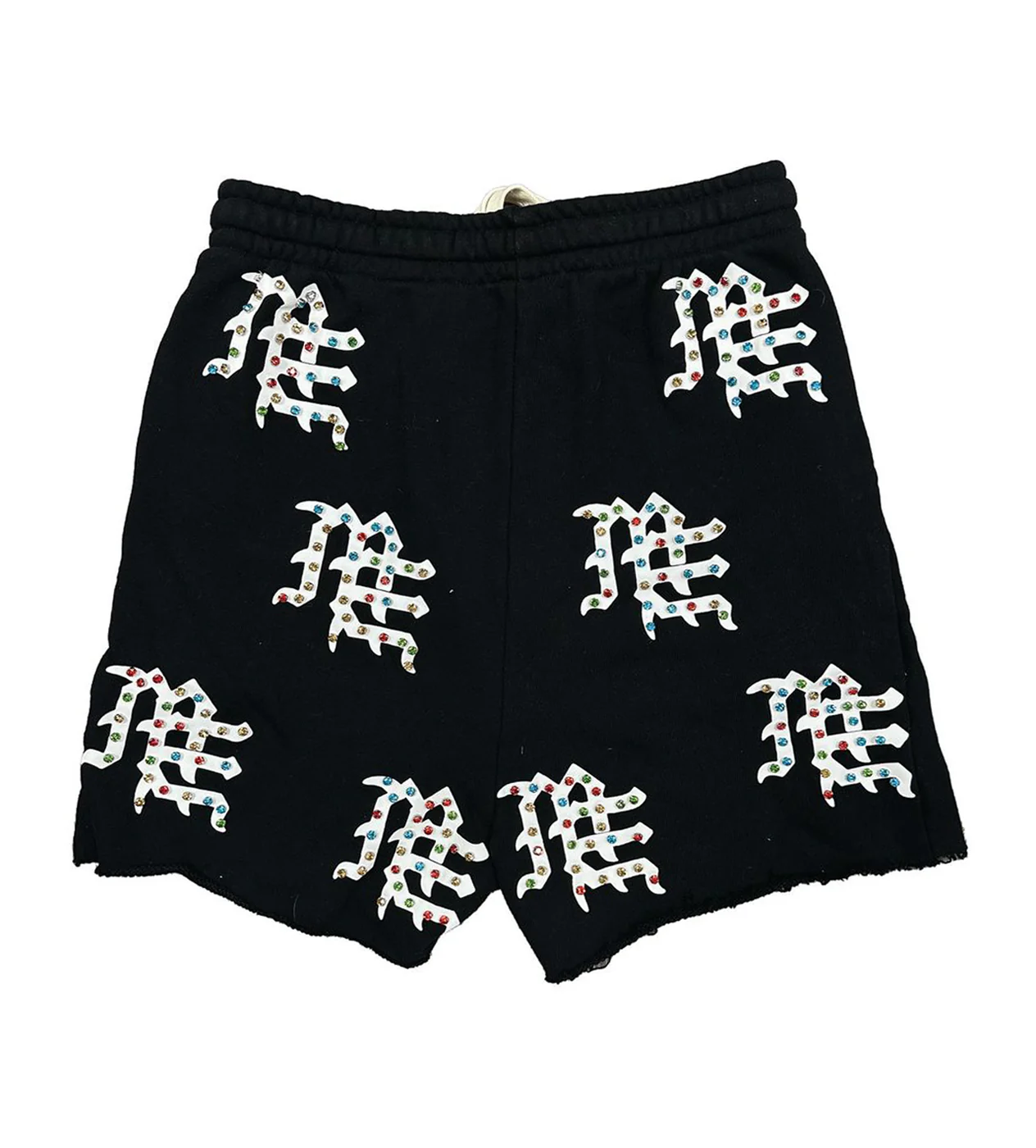 Mixed Emotion ME Logo Fleece Shorts Black - Image 2