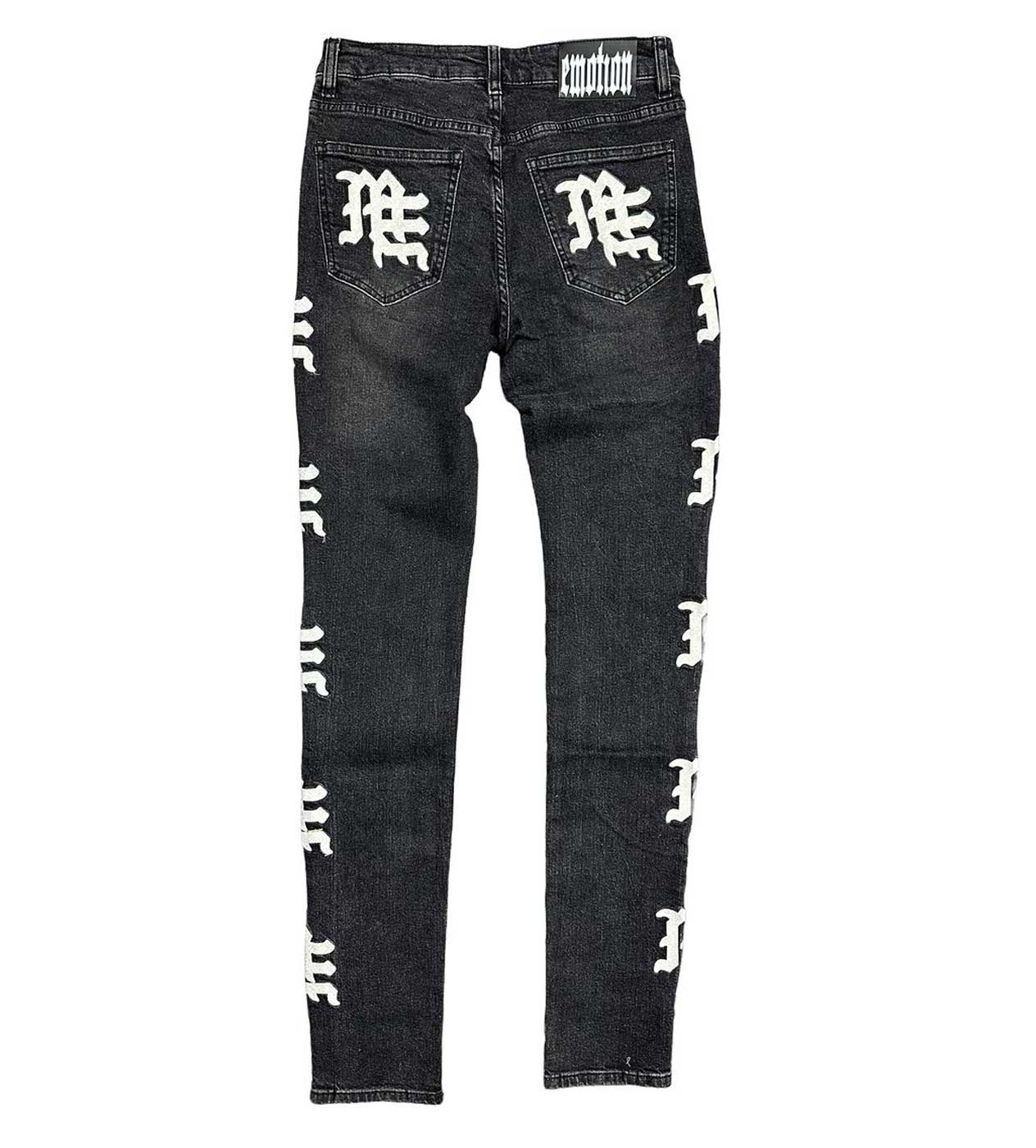 Mixed Emotions Monogram Denim Black Wash - Image 2
