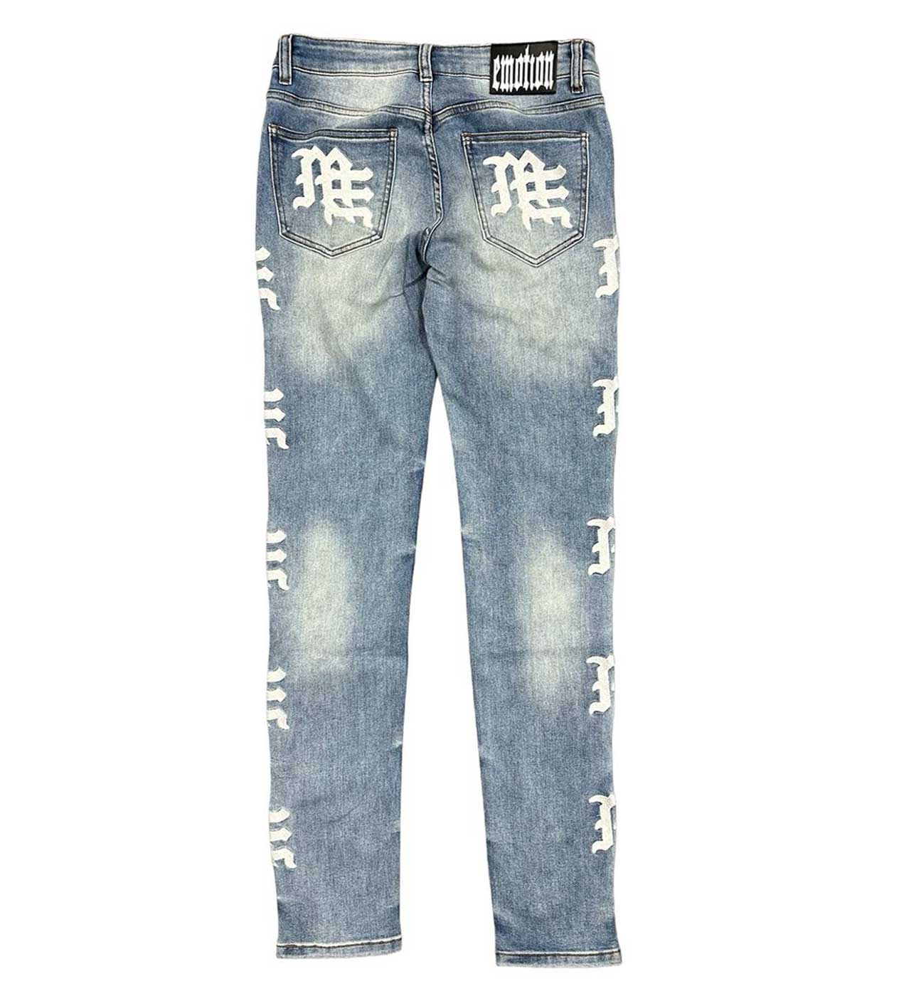 Mixed Emotions Monogram Denim Blue Wash Blue/White - Image 2