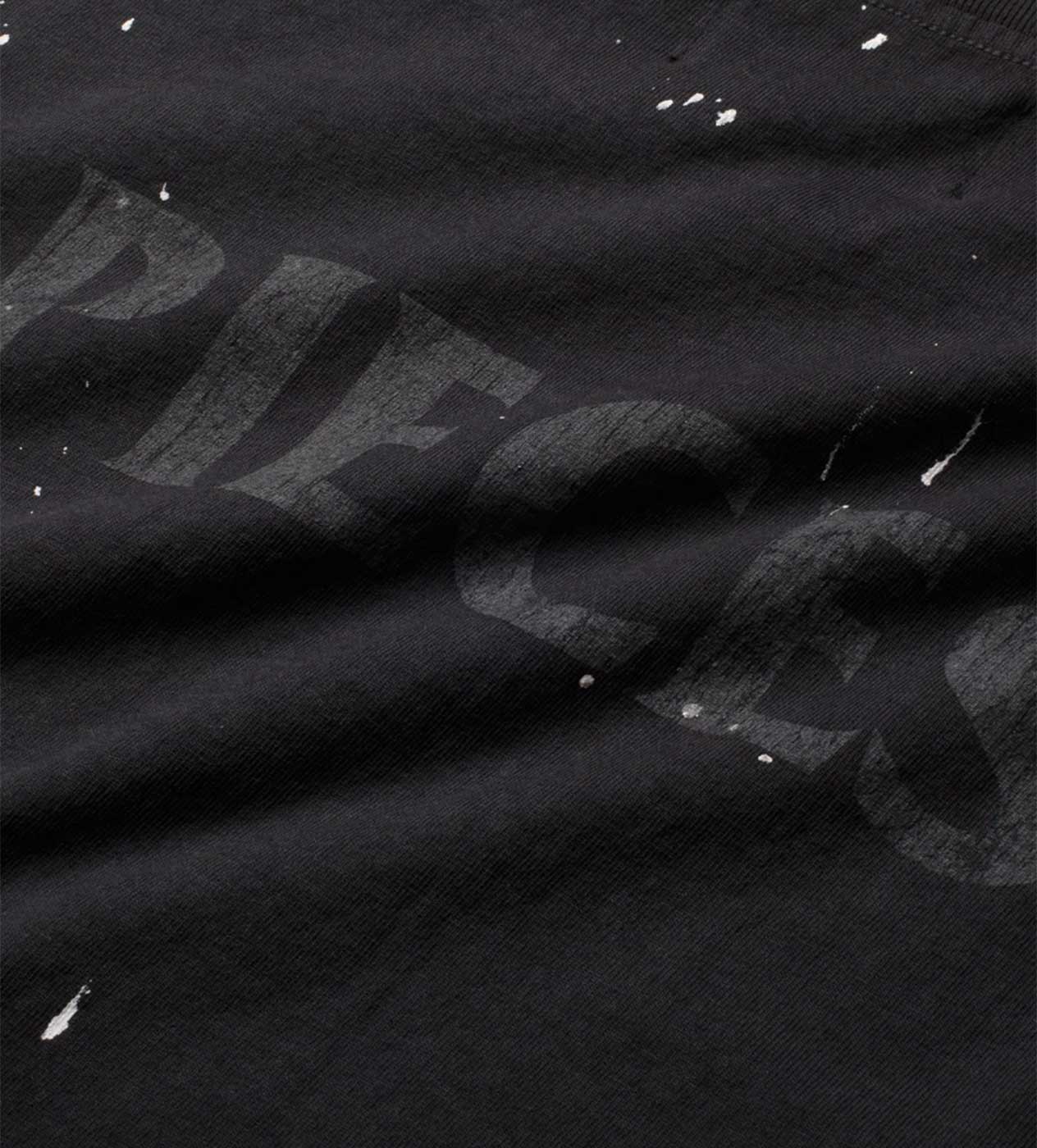 Pieces F***ed Tee Vintage Black - Image 4
