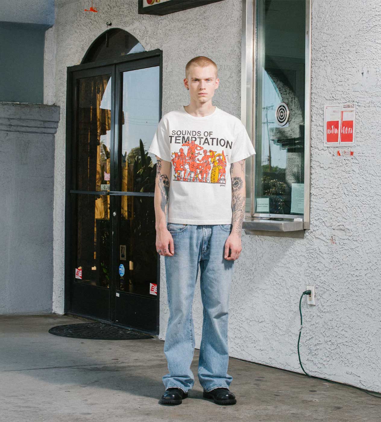 Pieces Temptations Tee Off White - Image 4