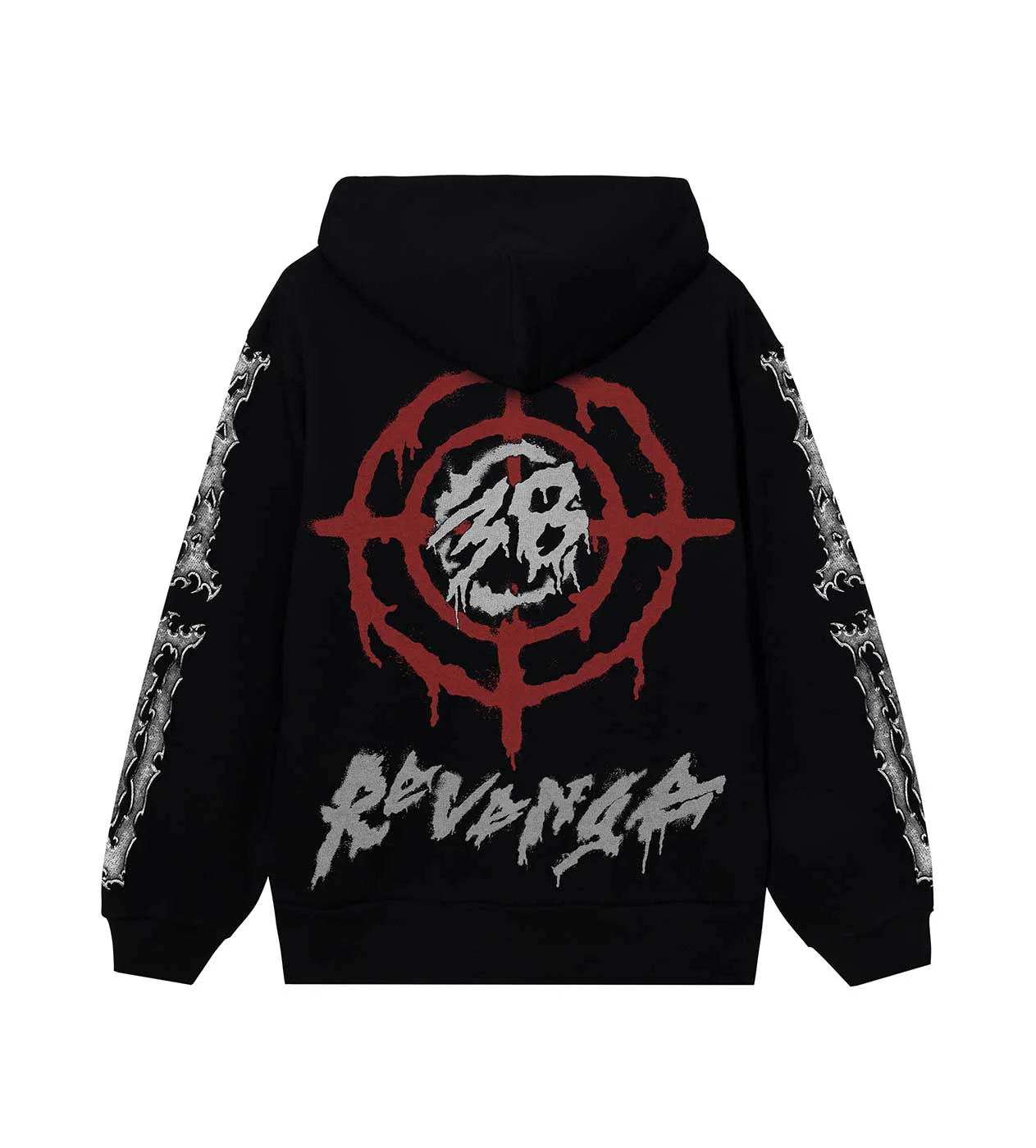 Revenge 38 Ribcage Hoodie Black - Image 2