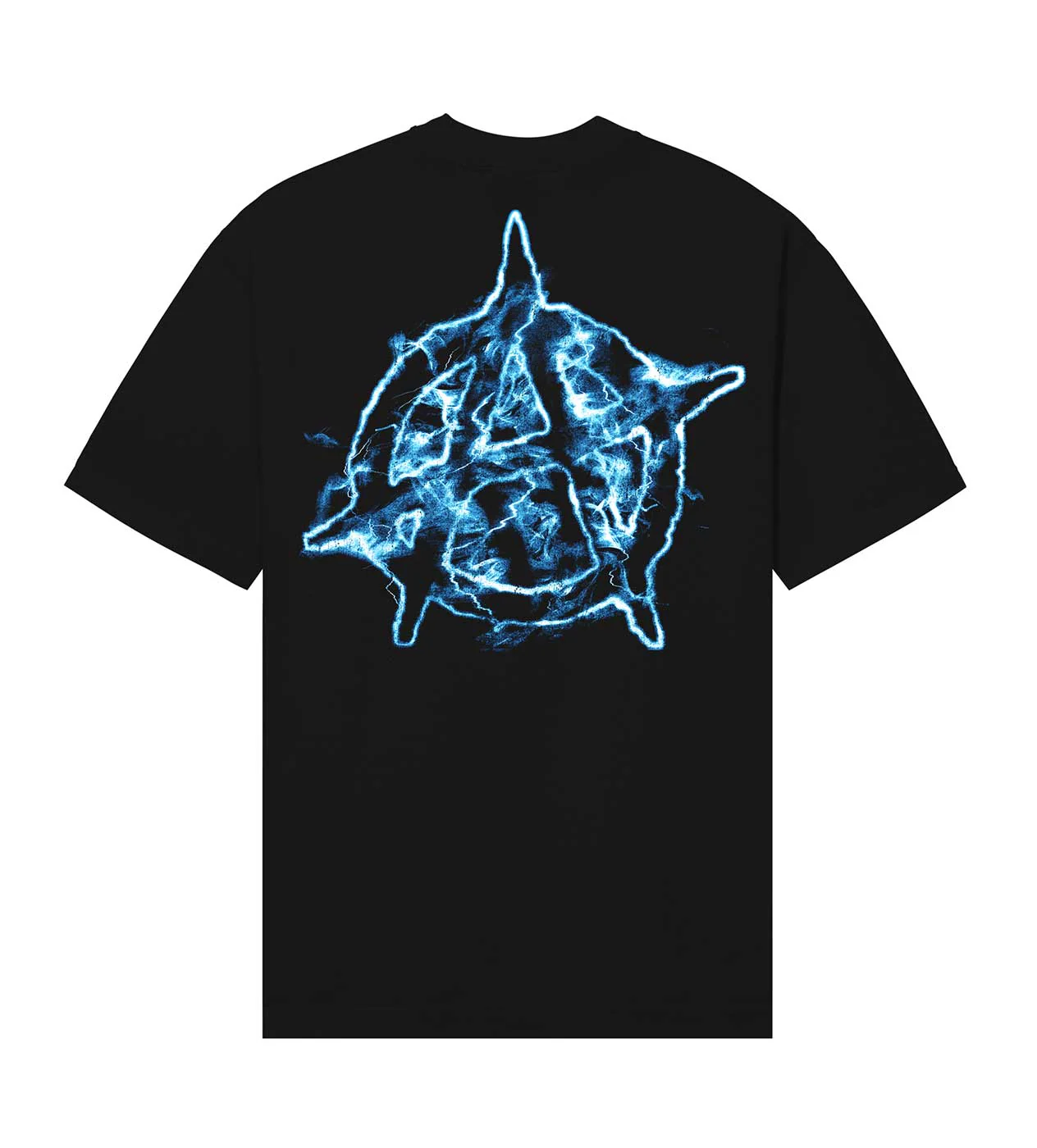 Revenge BLUE LIGHTNING ANARCHY TEE BLACK - Image 2