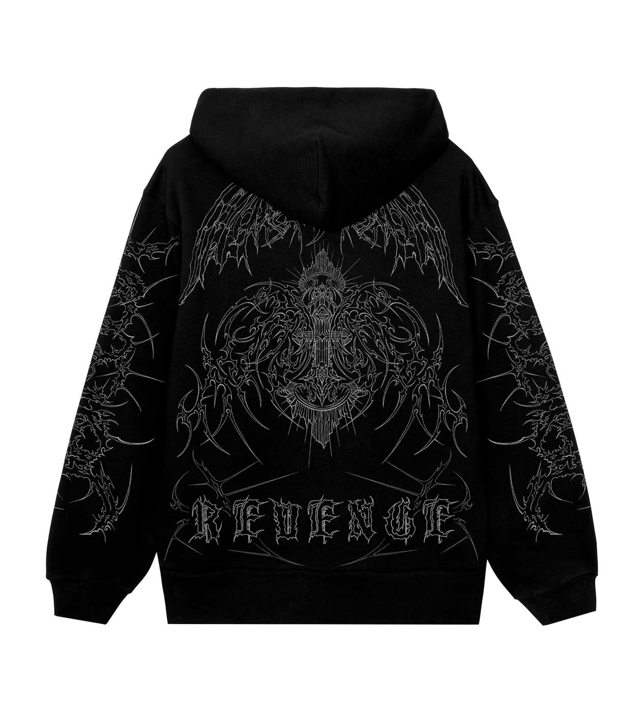 Revenge Cruciform Hoodie Black - Image 2