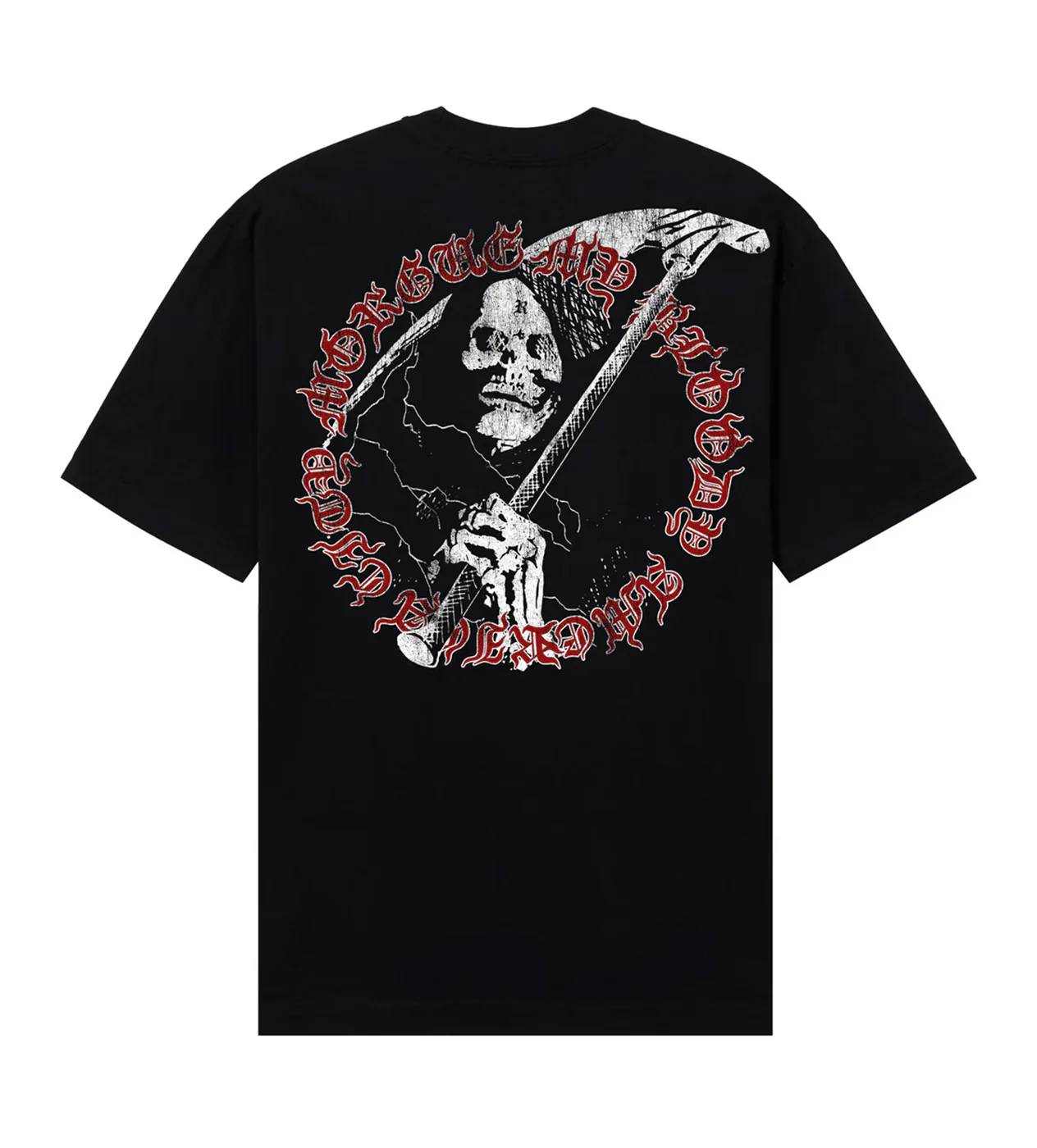 Revenge Grim Reaper Tee Black/Red - Image 2