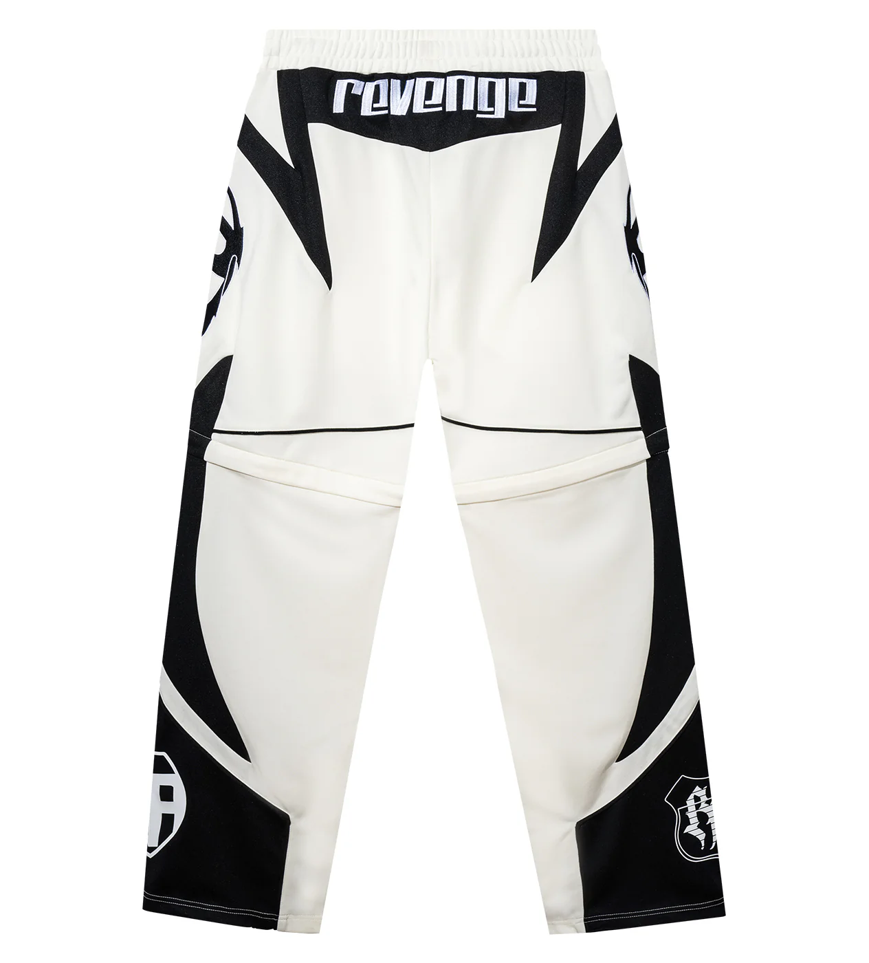 Revenge Racer Patch Convertible Pant Cream - Image 2