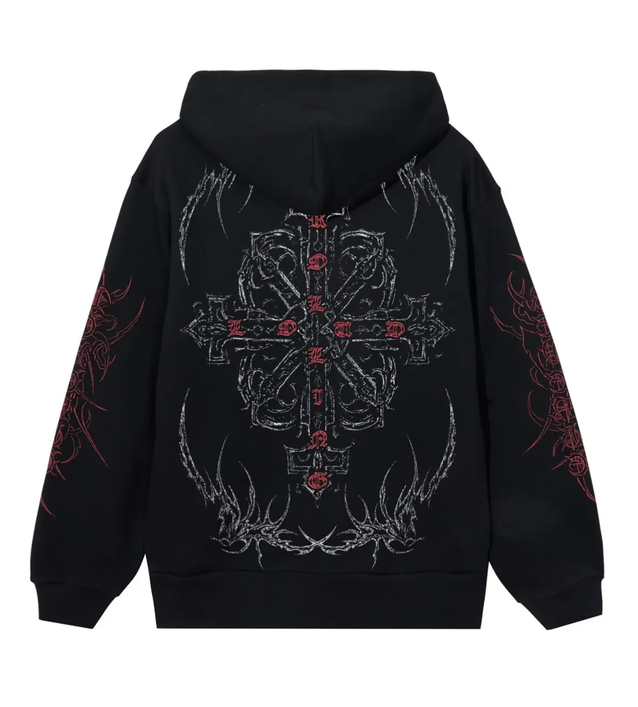 Revenge Rolling Loud Temple Hoodie Black - Image 2