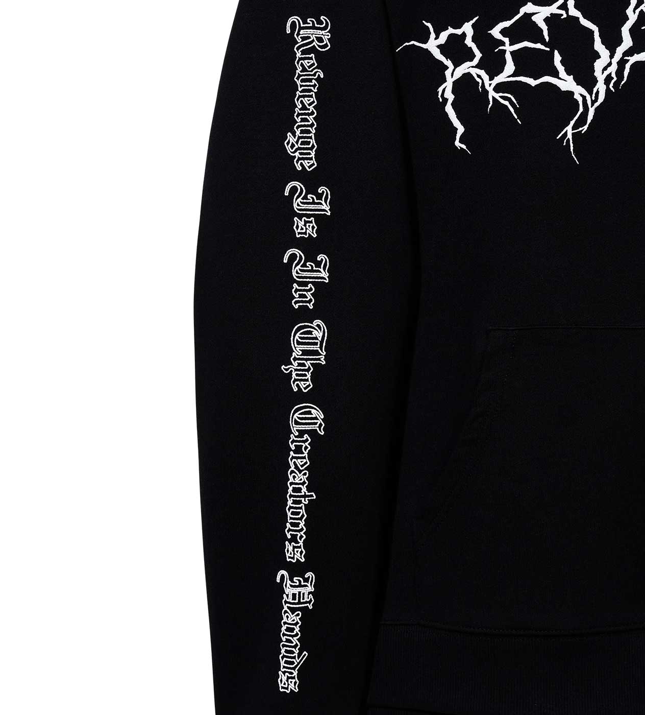 Revenge Xxxtentacion Lightning Hoodie Black - Image 3