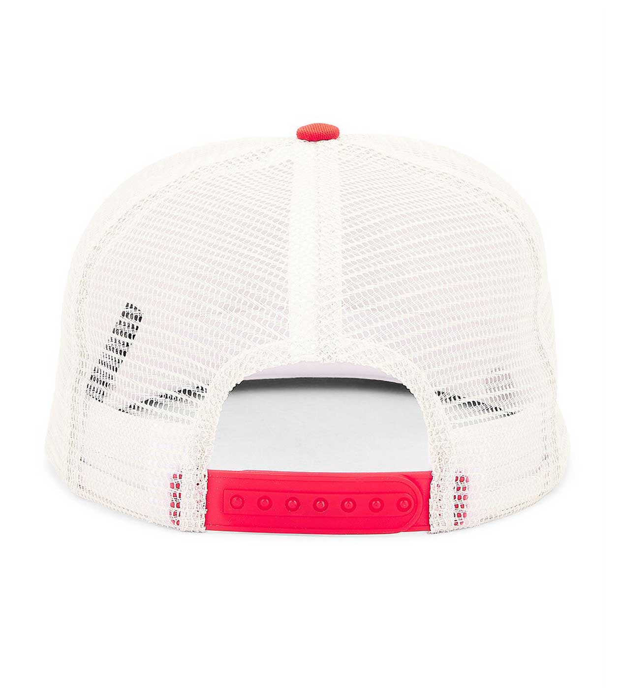 Rhude Patch Trucker Hat Off-White/Red - Image 2