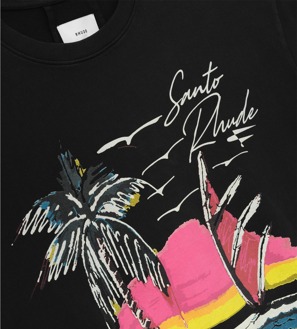 Rhude Saint Tee Black - Image 3