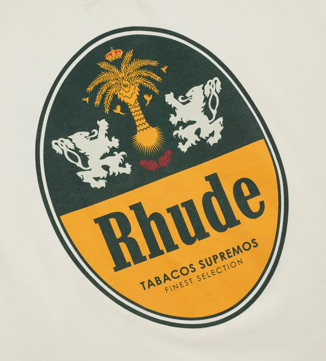 Rhude Tobacco Tee Vintage White - Image 3