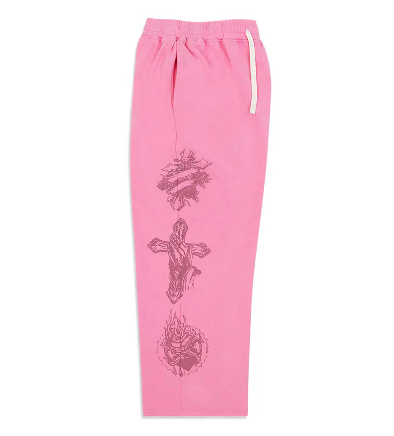 Righteous Tattoo Sweatpants Pink - Image 2
