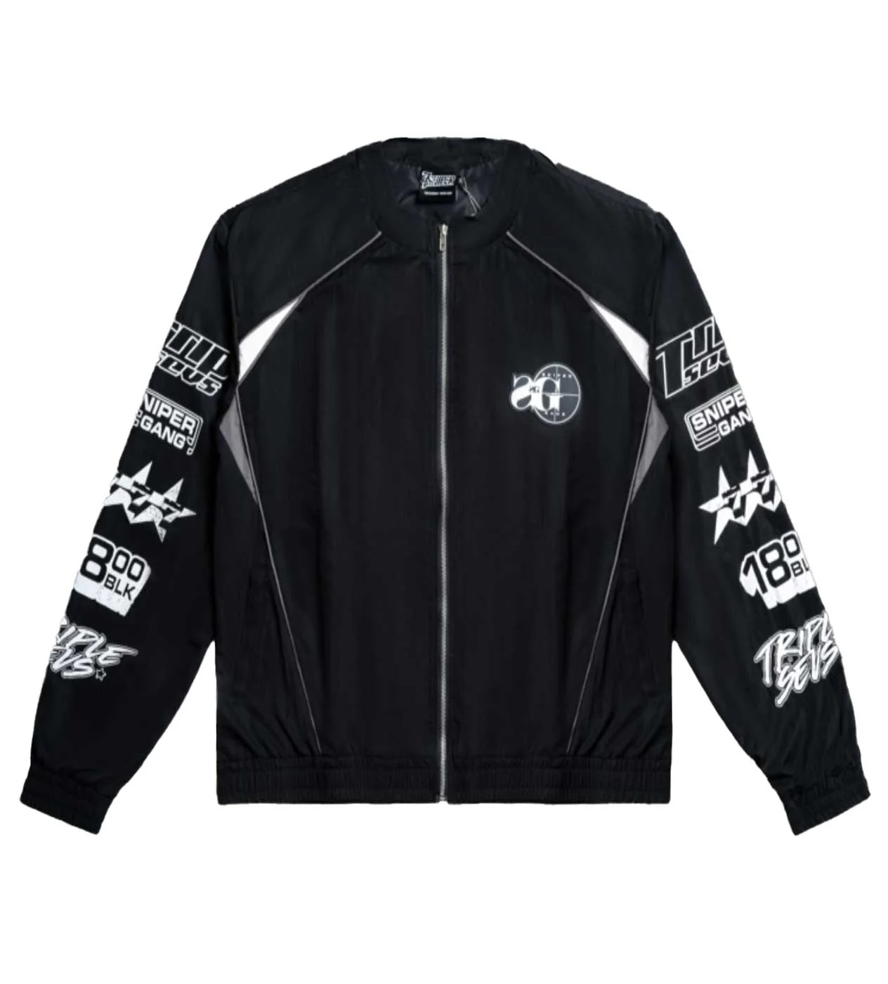 Triple Sevens Sniper Gang Tracksuit Jacket Black