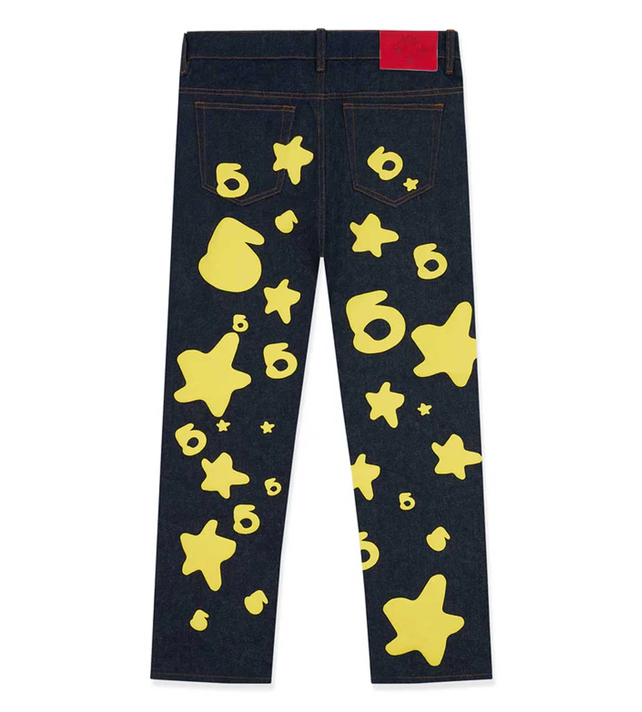 Sp5der Beluga Indigo Denim Blue/Yellow - Image 2