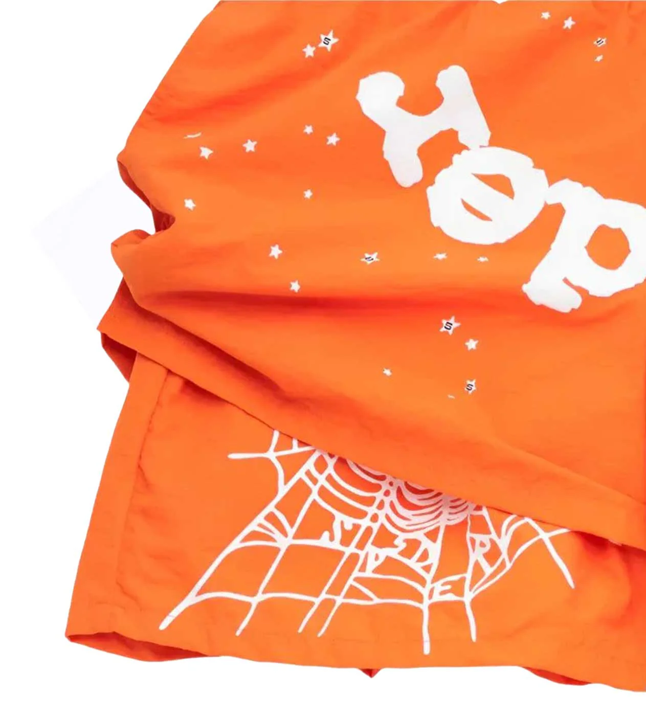 Sp5der Orange OG Web Double Layer Short - Image 3