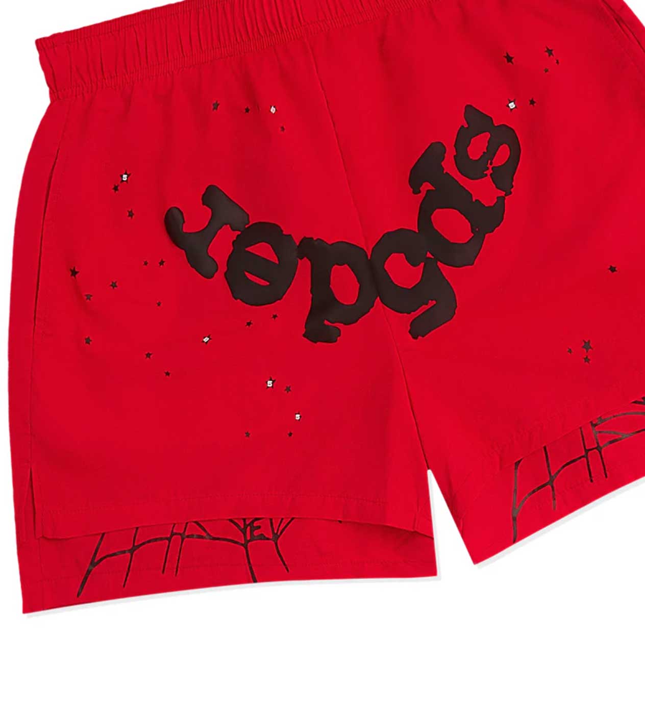 Sp5der Red OG Web Double Layer Short - Image 2