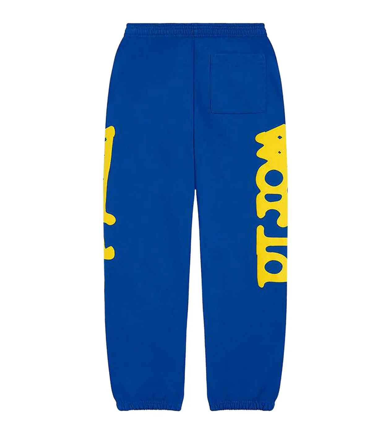 Sp5der TC5 Beluga Sweatpants Blue/Gold - Image 2