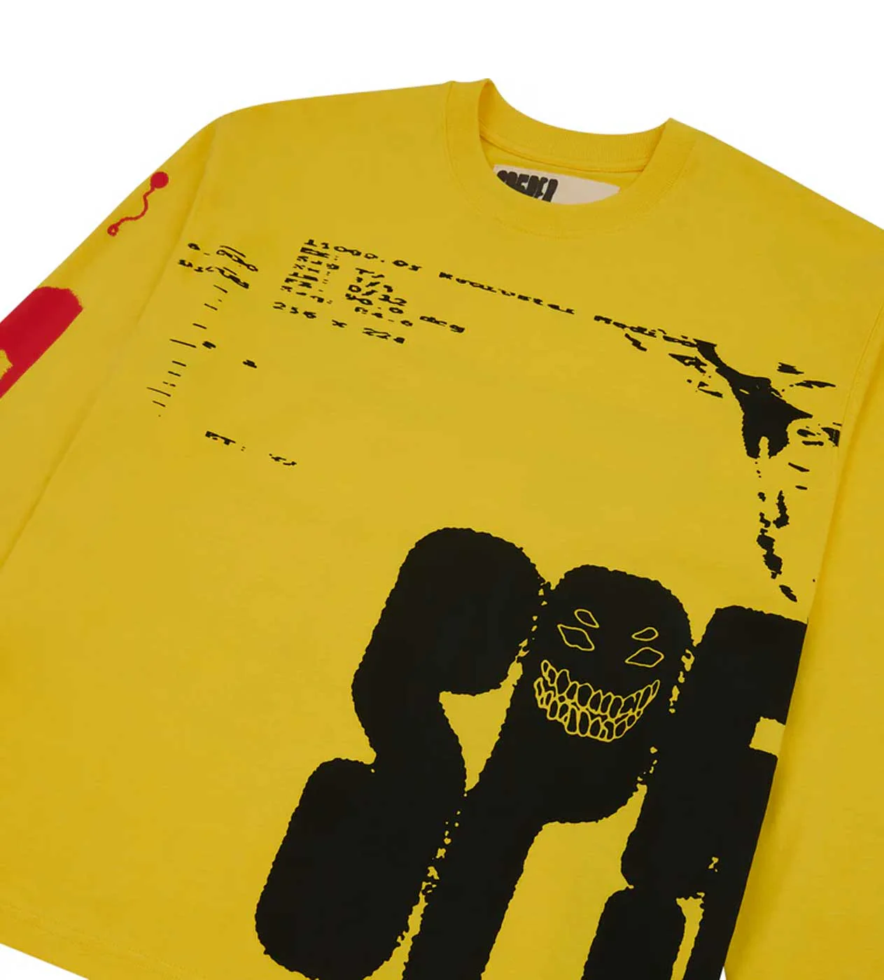 Sp5der X-Ray L/S Tee Yellow - Image 3
