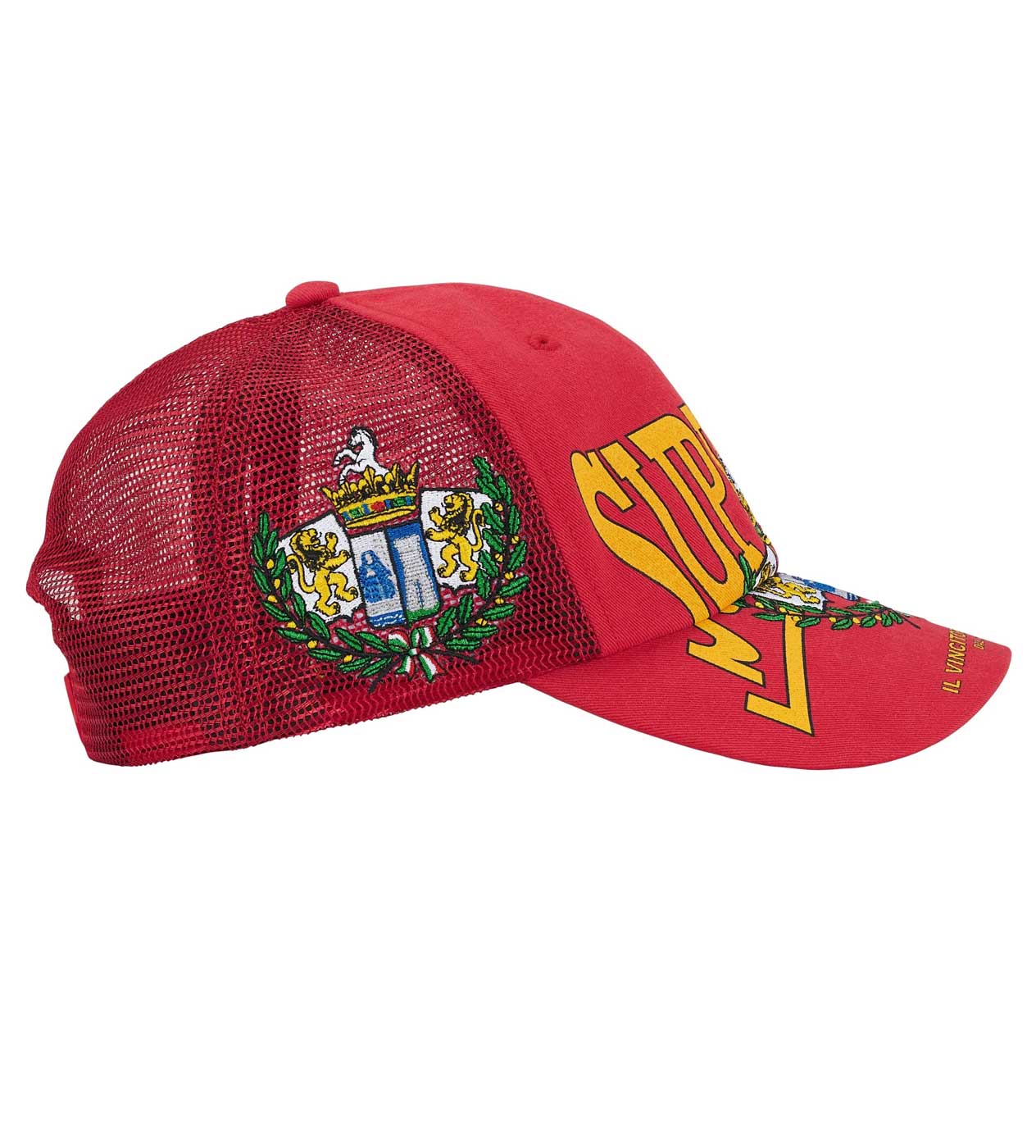 Supreme Big Crest Mesh 6-Panel Hat Red - Image 3