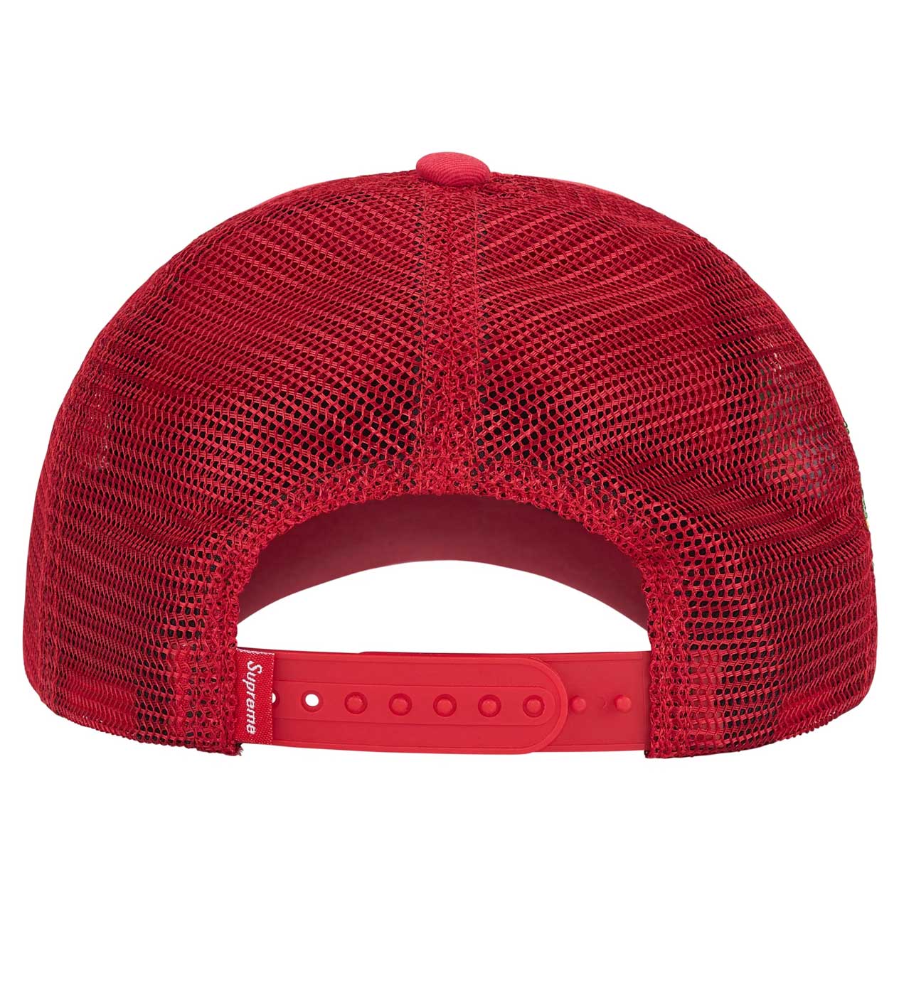 Supreme Big Crest Mesh 6-Panel Hat Red - Image 4