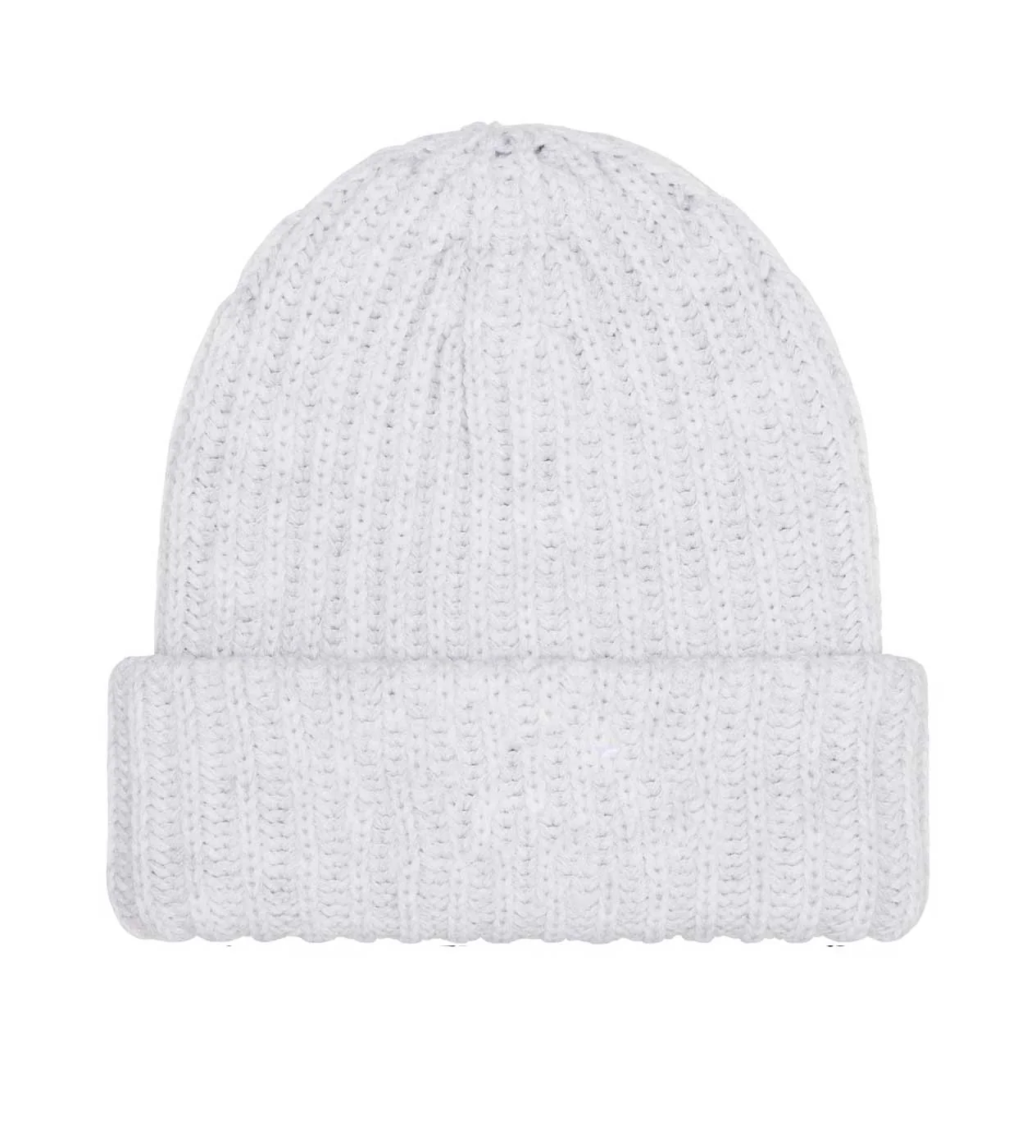 Supreme Chunky Rib Classic Logo Beanie Ash Grey - Image 2